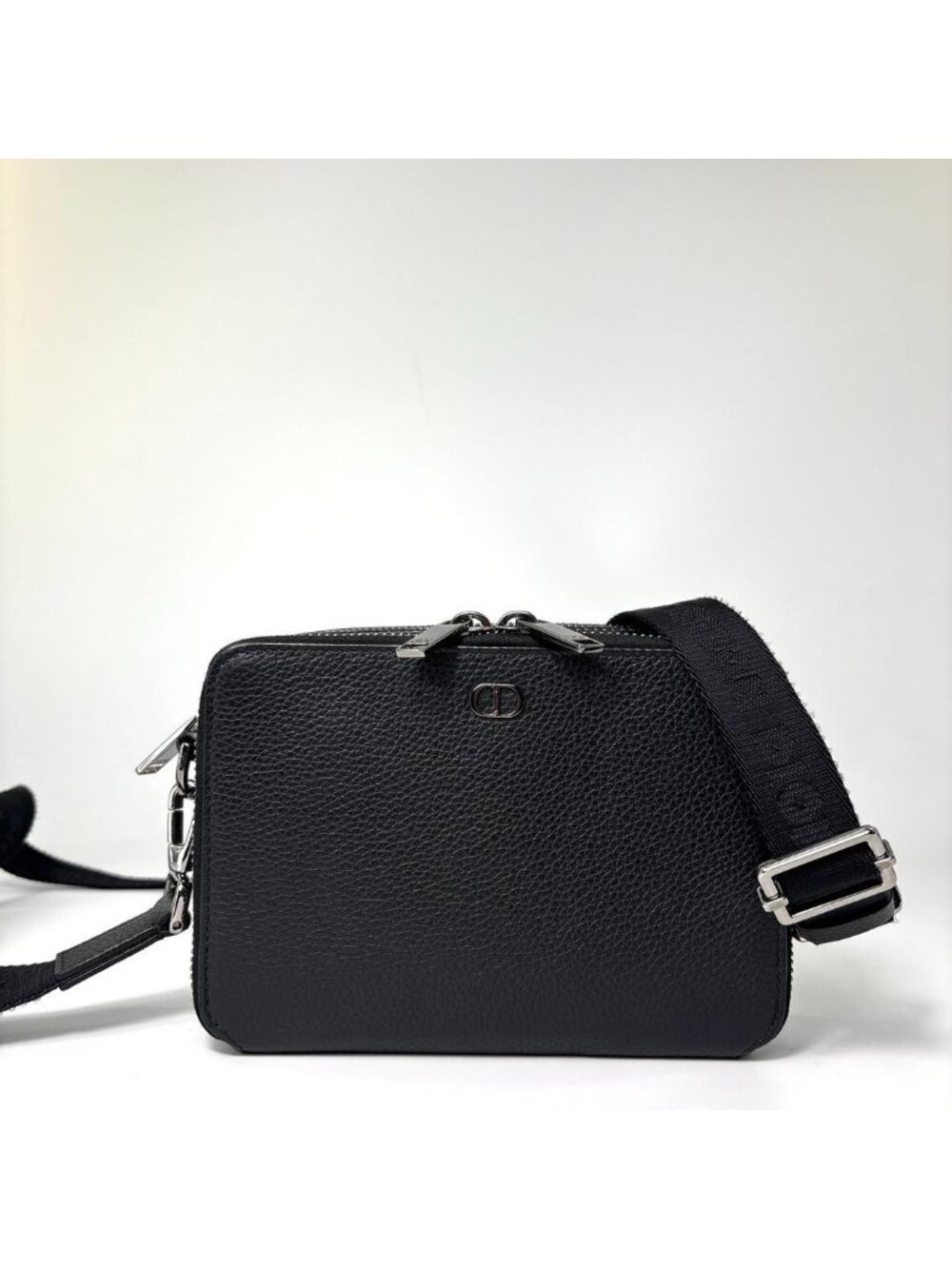 Dior Logo Black Shoulder Bag